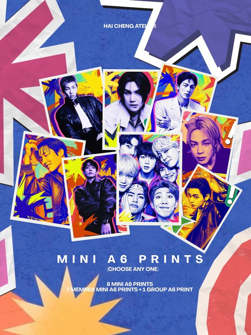 BTS “Post-Summer” Mini A6 Prints